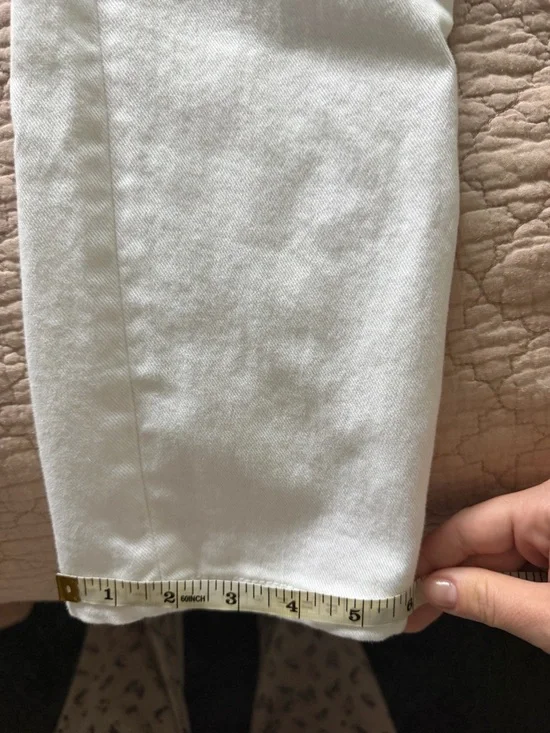 rag & bone Straight Leg White Jeans - Picture 13 of 13